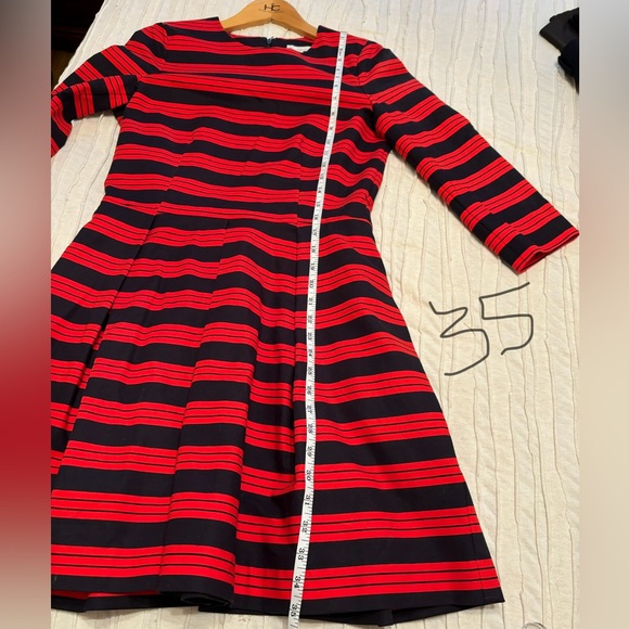 Gap Striped Fit and Flare Dress with pockets size 8 - Picture 5 of 8
